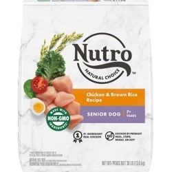 Nutro Wholesome Essentials Senior Chicken, Whole Brown Rice and Sweet Potato Formula Dry Dog Food 30-lb