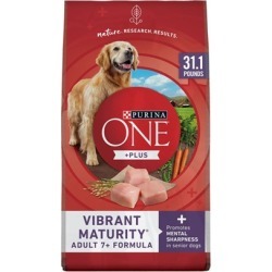 Purina One SmartBlend Vibrant Maturity 7+ Senior Formula 16.5 Lb bag