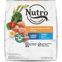 Nutro Wholesome Essentials Large Breed Puppy Farm-Raised Chicken, Brown Rice & Sweet Potato Dry Dog Food 30-lb