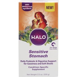 Halo Sensitive Stomach Supplement Powder for dogs 3.5-oz