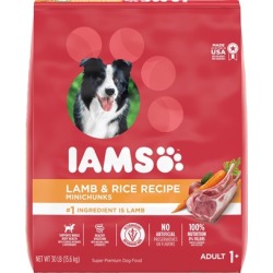 Iams ProActive Health Adult Lamb Meal and Rice Formula Dry Dog Food 30-lb