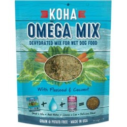 KOHA Omega Mix Healthy Skin & Coat Recipe Dehydrated Mix for Wet Dog Food 2-lb