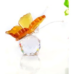 Costbuys Handmade Butterfly 4 Colors Glass Animal Home Decoration Accessories Wedding Gift...