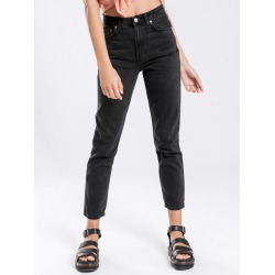Nudie Jeans - Breezy Britt Slim Jeans in Black Worn found on MODAPINS