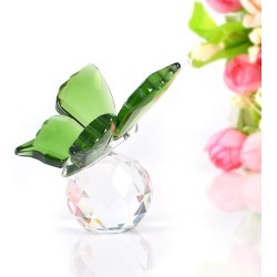 Costbuys Handmade Butterfly 4 Colors Glass Animal Home Decoration Accessories Wedding Gift...