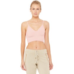 Alo Yoga Delight Bralette - Pale Mauve - Size S - Performance Fabric Alo Yoga Delight Bralette - Pale Mauve - Size S - Performance Fabric