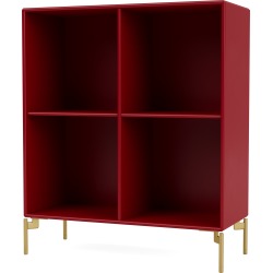 Show Bookcase - With Legs - Beetroot / Brass found on Bargain Bro from Shop Horne for USD $836.00