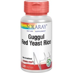 Guggul Red Yeast Rice 120 Veg Caps by Solaray