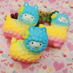 Costbuys 18cm Cute Rainbow Colorful Soft Squishy Alpaca Jumbo Squishy Slow Rising Anti Stress Toys Decoration Gift Toys for Chi Costbuys 18cm Cute Rainbow Colorful Soft Squishy Alpaca Jumbo Squishy Slow Rising Anti Stress Toys Decoration Gift Toys for Chi