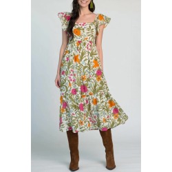 Brooke Dress in Cottage Vine found on Bargain Bro from Shop Premium Outlets for USD $209.76