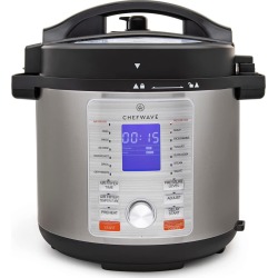 ChefWave Pressure Cooker and Air Fryer Swap Pot Multi-Cooker (6 Qt, 12 Presets)