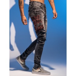 Ksubi - Van Winkle Skinny Jeans in Spray Black found on MODAPINS