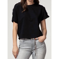 Jessica Jersey T-Shirt in Black found on Bargain Bro from Shop Premium Outlets for USD $116.28