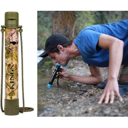 AlexaPure Survival Spring Field-Ready Three Stage Water Filter - 1-Pack