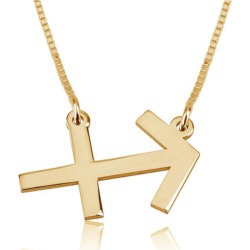 Sagittarius Zodiac Necklace found on Bargain Bro from Simply Wholesale for USD $74.16