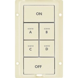 6-Button Change Kit for KeypadLinc, Ivory