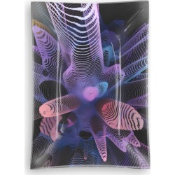 Oblong Glass Tray - 3d Abstract Art by Haris Kavalla Original Artist found on Bargain Bro from SHOPVIDA for USD $26.60