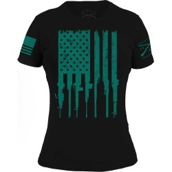 Rifle Flag - Black/Teal