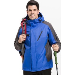 Costbuys Winter Men Sport Outdoor Jacket 2 in 1 Waterproof Windproof Warm Coat Hiking Fishing Clothing - blue L Costbuys Winter Men Sport Outdoor Jacket 2 in 1 Waterproof Windproof Warm Coat Hiking Fishing Clothing - blue L