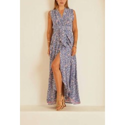 Nico Silk Maxi Dress in Pelicano Blue found on Bargain Bro from Shop Premium Outlets for USD $278.16