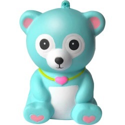 Costbuys  Toys Squeeze Squishes Toy Squishies Adorable Bear Slow Rising Cream Squeeze Scented Stress Relief Toys - Mint Green  