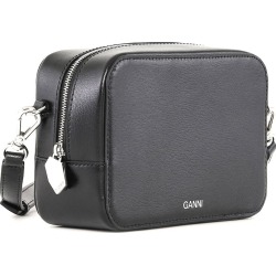 Textured Leather Bag in Black