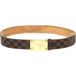 Louis Vuitton Damier Ebene Inventeur Belt