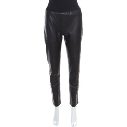 Maison Martin Margiela Black Lambskin Leather Leggings S
