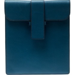 Lancel Blue Leather iPad Case