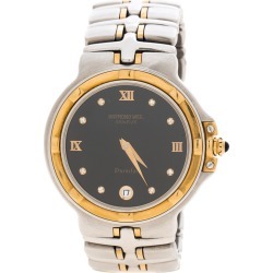 buy  Raymond Weil Black Gold Plated Stainless Steel Parsifal 9190 Women Watch 35MM cheap online