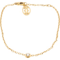 Cartier Diamants Legers De Cartier Diamond Yellow Gold Medium Bracelet