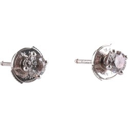 Cartier Diamond 18K White Stud Earrings