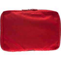 Prada Red Nylon Laptop Case