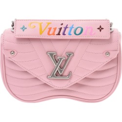 Louis Vuitton Smoothie Pink Leather New Wave Chain Bag PM