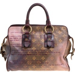 Louis Vuitton Monogram Limited Edition Richard Prince Graduate Jokes Bag