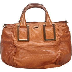 Chloe Brown Leather Ethel Satchel