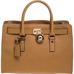 MICHAEL Michael Kors Brown Leather Large Hamilton North South Tote