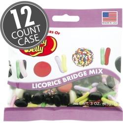 Licorice Bridge Mix - 3 oz Bag - 12 Count Case