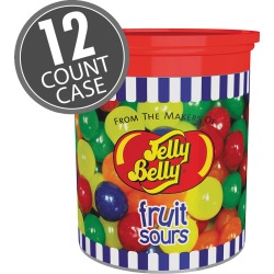 Fruit Sours - 5.7 oz Clear Can, 12 Count Case