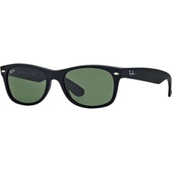 Ray-Ban New Wayfarer Sunglasses With Green Classic G-15 Lenses