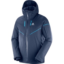Salomon Men's Stormrace Ski Jacket, Night Sky