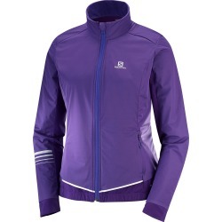 Salomon Women's Lightning Lightshell Ski Jacket, Parachute Purple