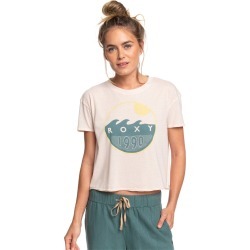 Roxy Women's Recipe For Happiness B Cropped T Shirt