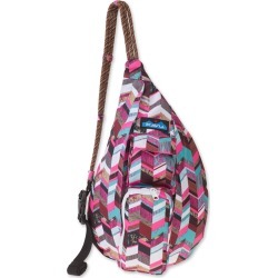 KAVU Women's Mini Rope Sling Sunset Blocks Backpack