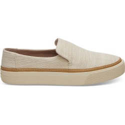 Toms Women's Sunset Casual Slip On Shoes Natural