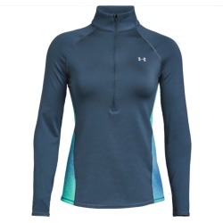 Under Armour Women's Coldgear Armour Print Half Zip Jacket