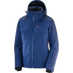 Salomon Women's Brilliant Ski Jacket, Medieval Blue