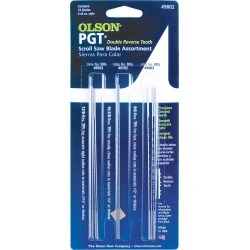 Olson PGT 5 in. Carbon Steel Scroll Saw Blade 2 TPI 18 pk
