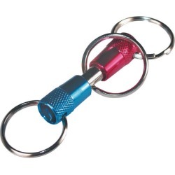Hillman Metal Blue/Pink Valet Key Chain