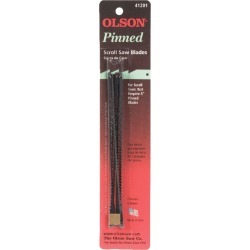 Olson 5 in. Carbon Steel Scroll Saw Blade 10 TPI 6 pk